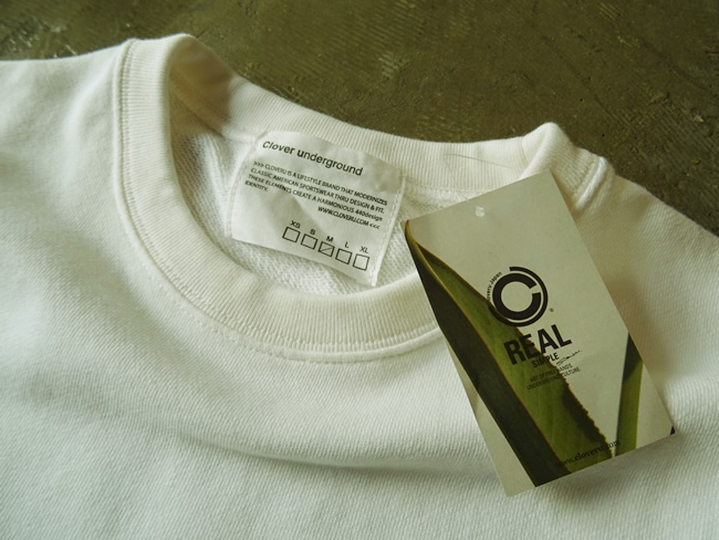 Cloveru MUJI CREW26 半端WashedWhite サイズL 福岡・SUPLEX（スープレックス）／CLOVERU（クローバル） MUJI 25 半端丈
